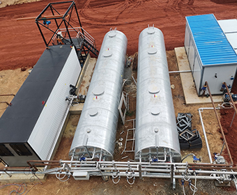 Centrale d’enrobage D&G installée au Cameroun, Afrique