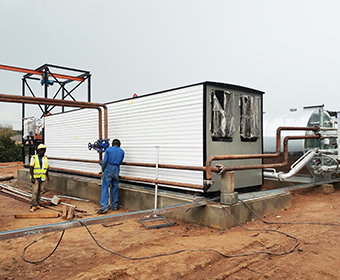 Centrale d’enrobage D&G installée au Cameroun, Afrique