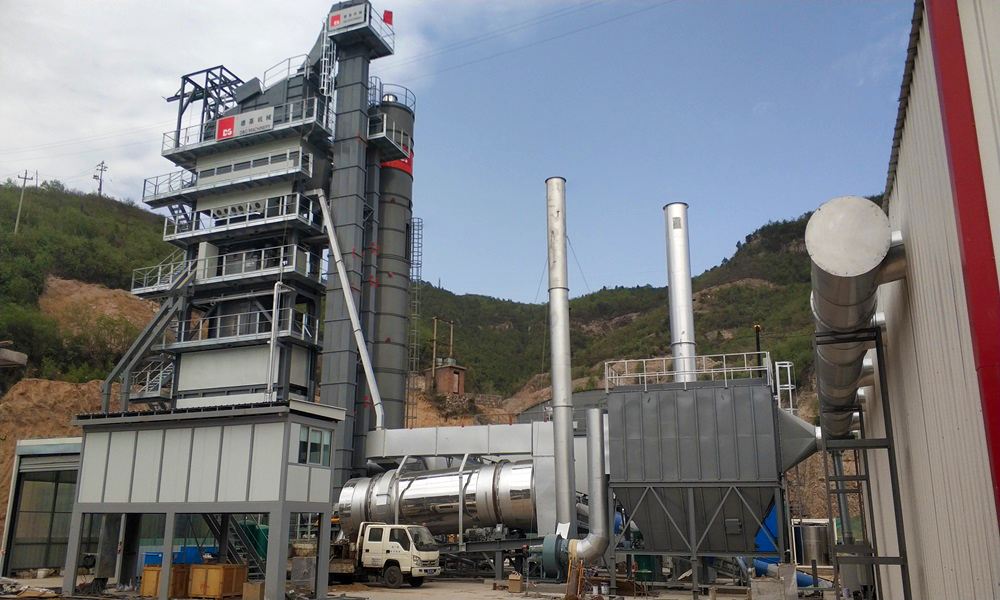 Modernisation de la série de modernisation de l’usine de mélange d’asphalte D&G Machinery - Modernisation du recyclage à chaud