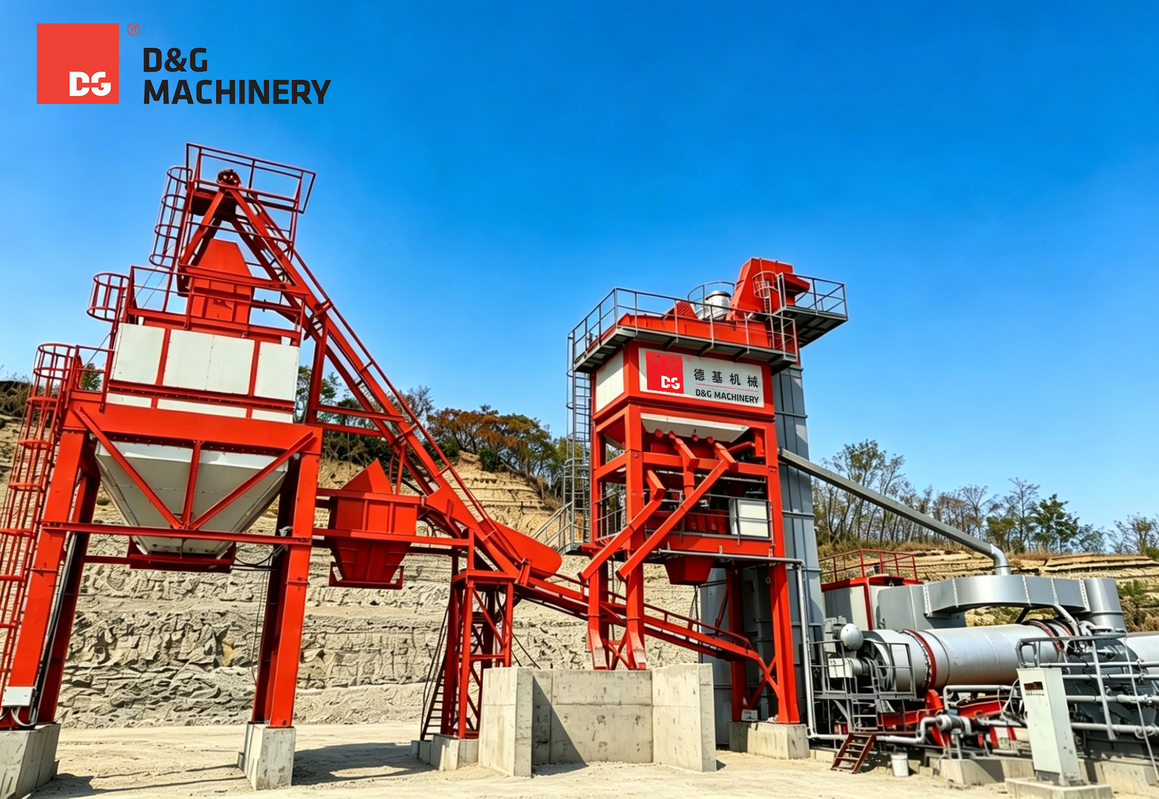 L’usine de mélange d’asphalte D&G Machinery DG1300 renforce le projet de piste à l’aéroport international de Nadi, Fuji
