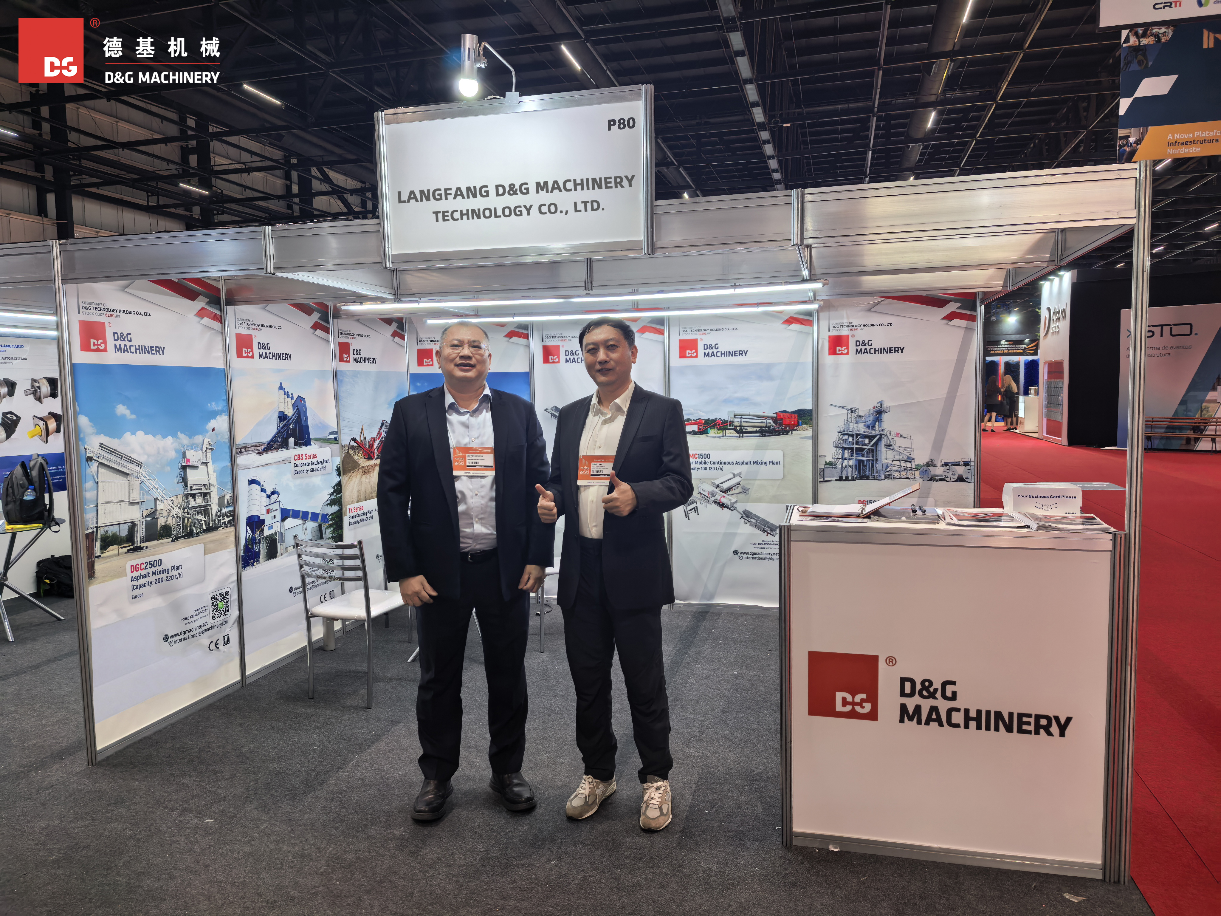 Présentation des machines D&G lors de l’EXPO PAVING 2026